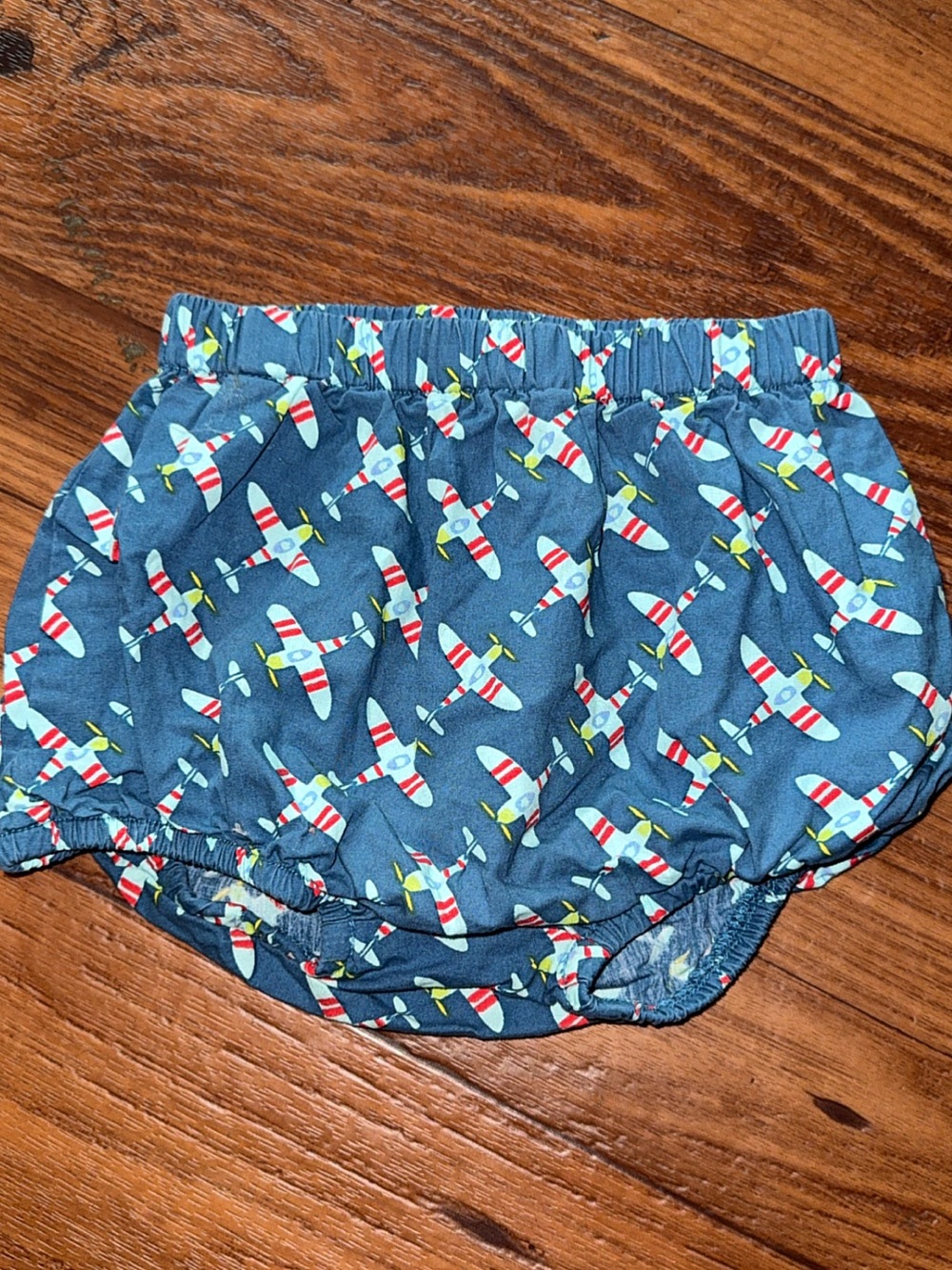 NWOT Little Paper Boat Boys Airplane Shorts Bloomers Diaper Cover Size 24 Months - Picture 5 of 9
